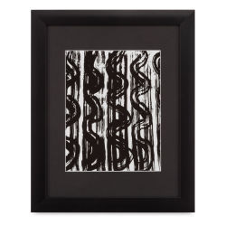 Blick Sheffield Frame - Black w/ Black Mat, 11" x 14" (Out of packaging)
