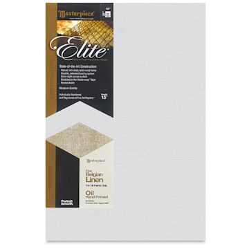 Open in modal - Masterpiece Elite Portrait Smooth Canvas - 15" x 20", Oil Primed