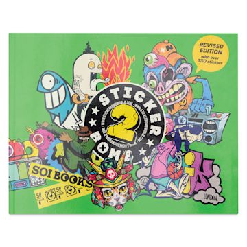 Open in modal - Stickerbomb 2 - 9-4/5" x 7-4/5", 132 Pages, front cover