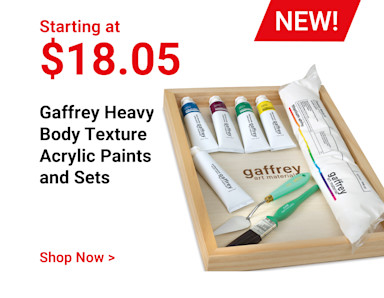 Starting at $18.05. New! Gaffrey Heavy Body Texture Acrylic Paints and Sets. Shop now.