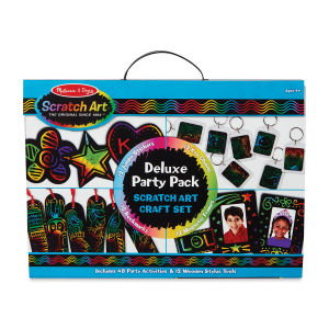 Melissa & Doug Scratch Art Deluxe Party Pack, In Package