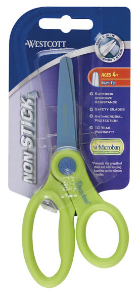 Westcott Kids Non-Stick Scissors with Microban Protection
