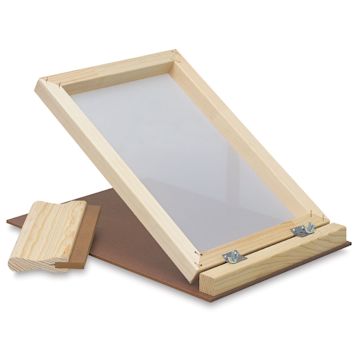 Open in modal - Standard Grade Screen Printing Unit - 12" x 18", Unit with 9" Squeegee