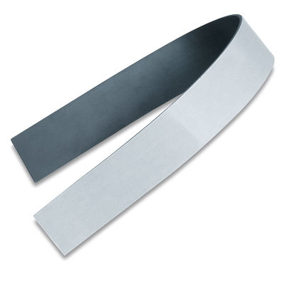 Flexible Magnetic Strip - Length of strip folded to show both sides
