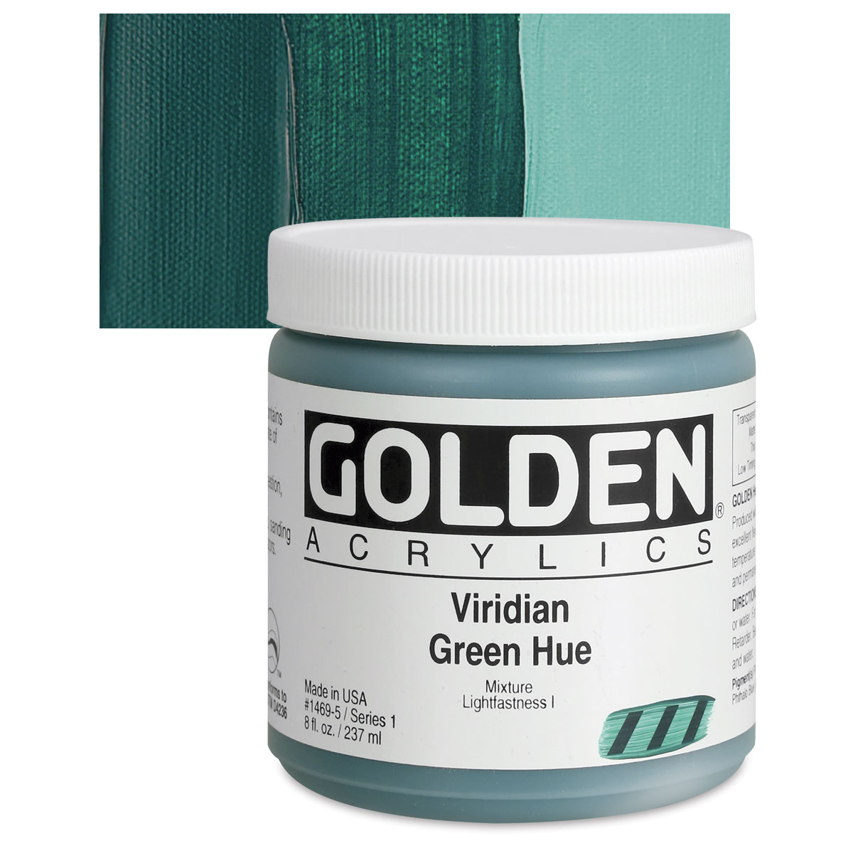 Viridian Green (Hue) (4oz Fluid Acrylic)