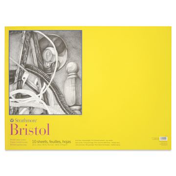 Open in modal - Strathmore 300 Series Bristol Pad - 22" x 30", Vellum, 10 Sheets, front