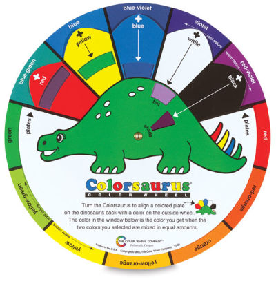 Colorsaurus Color Wheel - Front of wheel shown