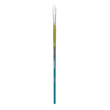 Open in modal - Princeton Snap! White Taklon Brush - Filbert, Long Handle, Size 4