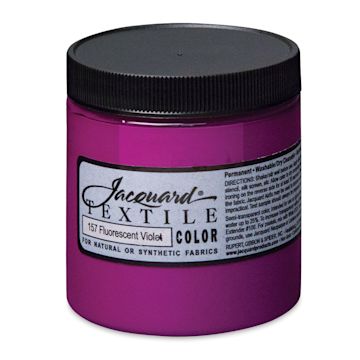 Open in modal - Jacquard Textile Color - Fluorescent Violet, 8 oz jar