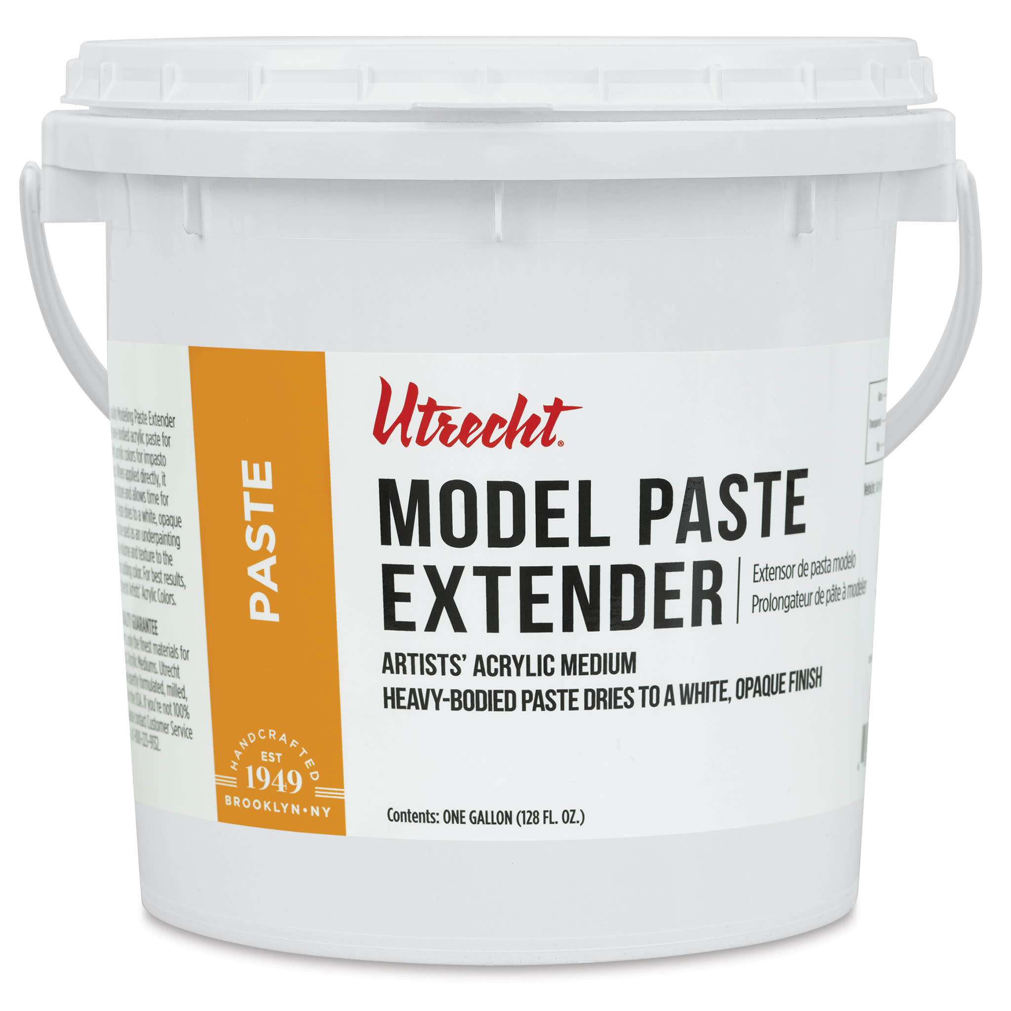 New look! Same formula - Utrecht Artists' Acrylic Model Paste Extender - 128 oz