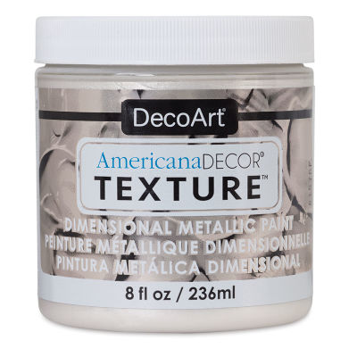 DecoArt American Decor Texture Paint - Pearl Metallic, 8 oz