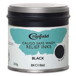 Cranfield Caligo Safe Wash Relief Ink - Black, 250 g