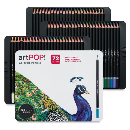 Popyola Water Soluble Colored Pencils 72 Ct