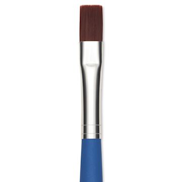 Open in modal - Da Vinci Forte Basic Synthetic Brush - Flat, Short Handle, Size 10, close-up