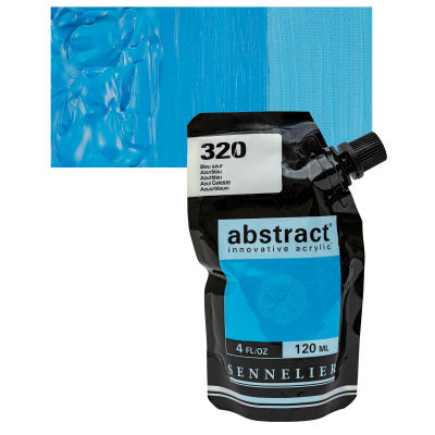 Sennelier Abstract Acrylic - Azur Blue, 120 ml pouch