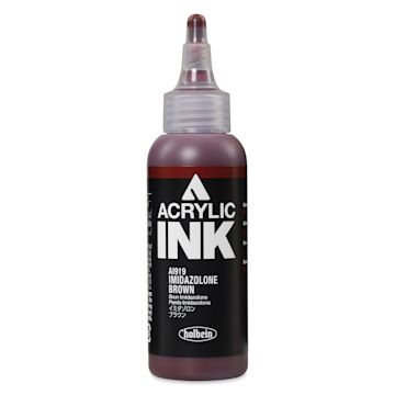 Open in modal - Holbein Acrylic Ink - Imidazolone Brown, 100 ml