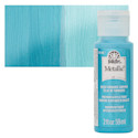 FolkArt Metallic Acrylic Paint - Turquoise Shimmer, 59 ml