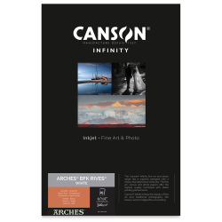 Canson Infinity Arches BFK Rives Inkjet Fine Art and Photo Paper - 11" x 17", White, 310 gsm, Package of 25