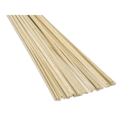 Bud Nosen Balsa Wood Sticks - 1/8" x 1/4" x 36", Pkg of 10 (close up)