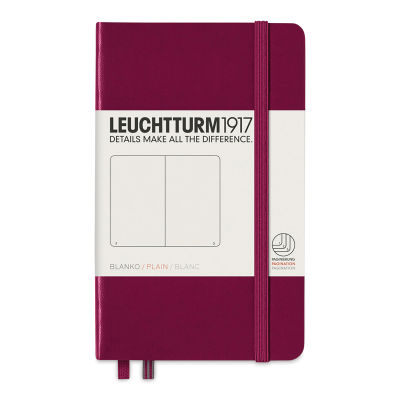 Leuchtturm1917 Blank Hardcover Notebook - Pacific Green, 3-1/2" x 6"