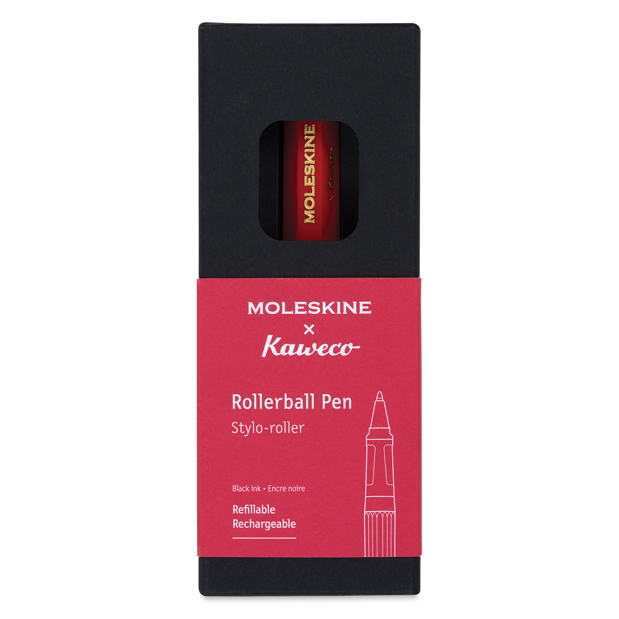 Moleskine Classic Rollerball Pen Plus Ballpoint Pen Burgundy Red 401345 -  Best Buy