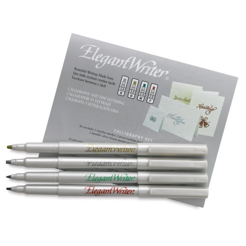 Speedball Elegant Writer Calligraphy Assorted Markers 6/Pkg-Medium