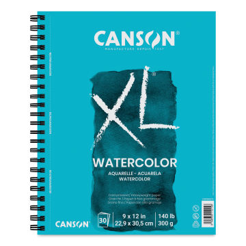 Canson XL Watercolor Pad - 9" x 12", Wirebound, 30 Sheets
