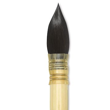Open in modal - Da Vinci Petit Gris Pur Blue Squirrel Brush - Quill, Short Handle, Size 10