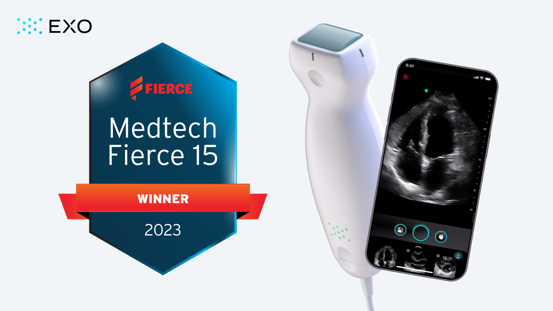 Fierce Medtech Names Exo a “Fierce 15” Company of 2023. Exo receives honor for pioneering a simple and accessible medical imaging ecosystem for the healthcare industry