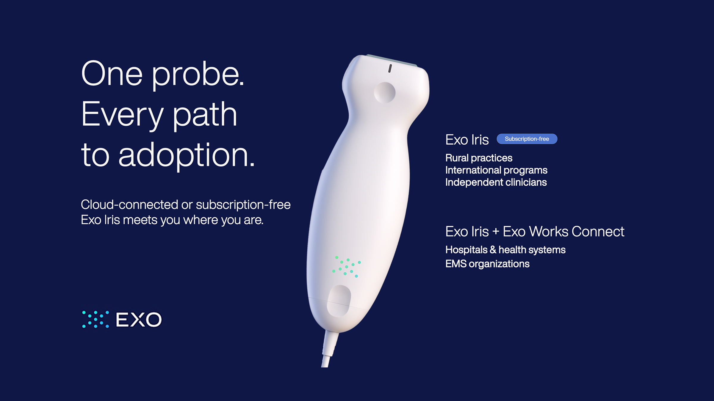 Flexible deployment options now support every clinical setting, from large, connected health systems to independent operators and disconnected environments.