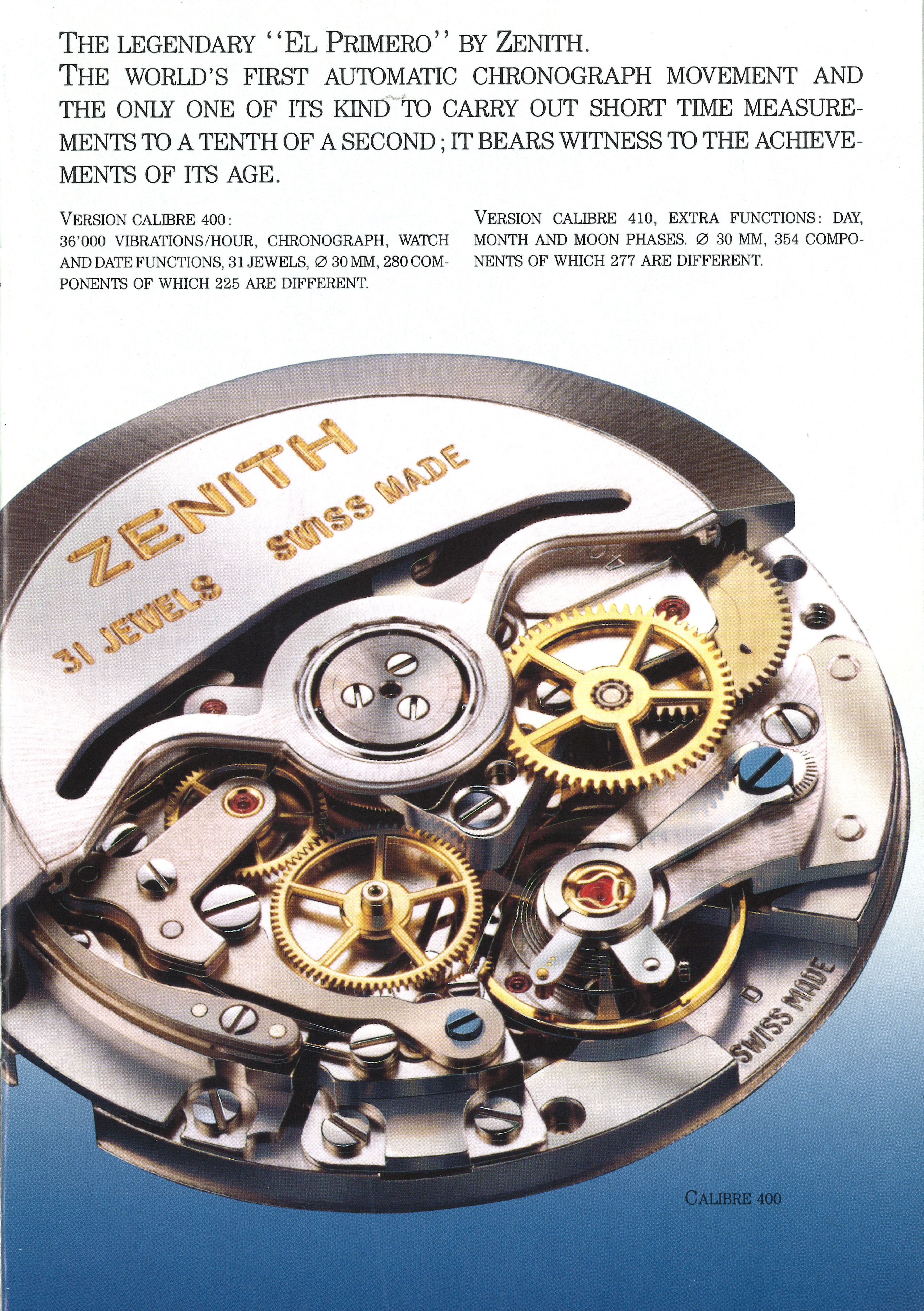 Zenith First Design Celebrating 160 Years of ZENITH | Raffi Jewellers