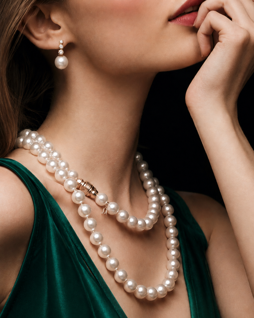 Akoya Cultured Pearl </br>Strand Necklace