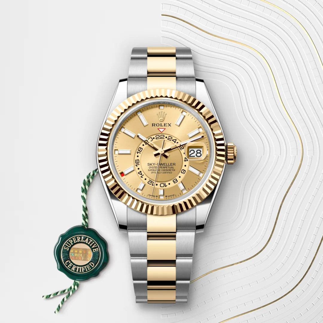 Rolex Sky-Dweller Yellow Gold Rolesor Oystersteel, M336933-0001