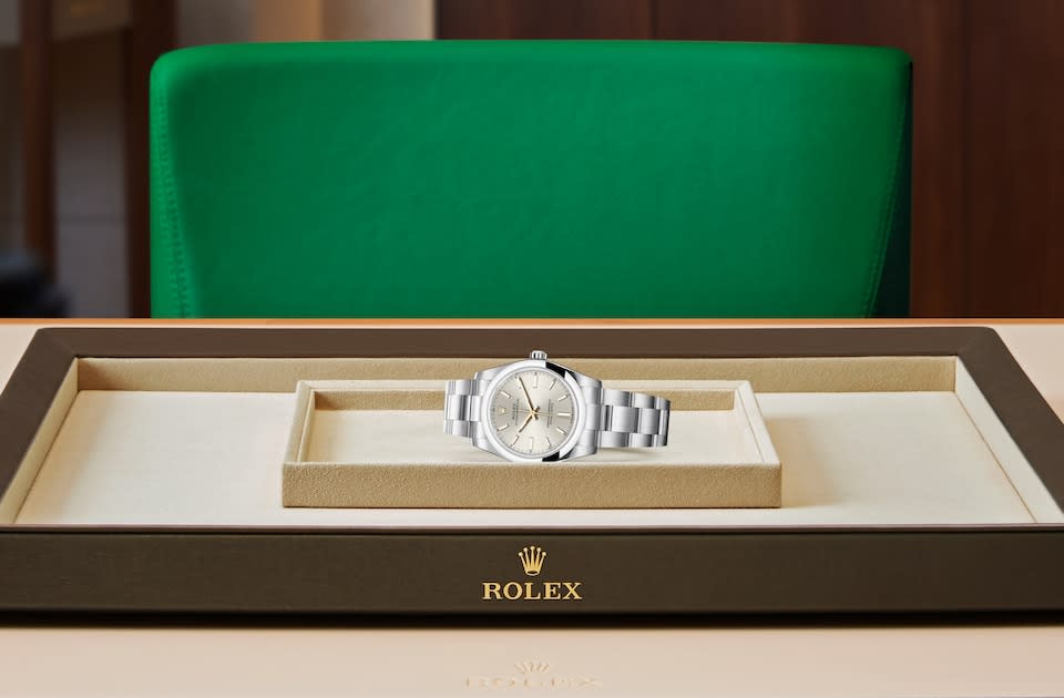 Diamond rolex oyster outlet perpetual