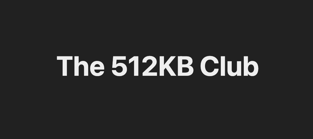 The 512kb club