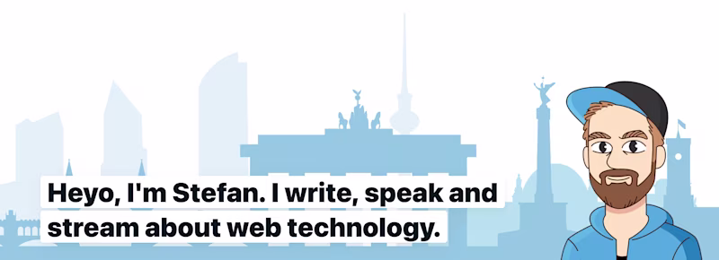 New website header including the Berlin skyline.