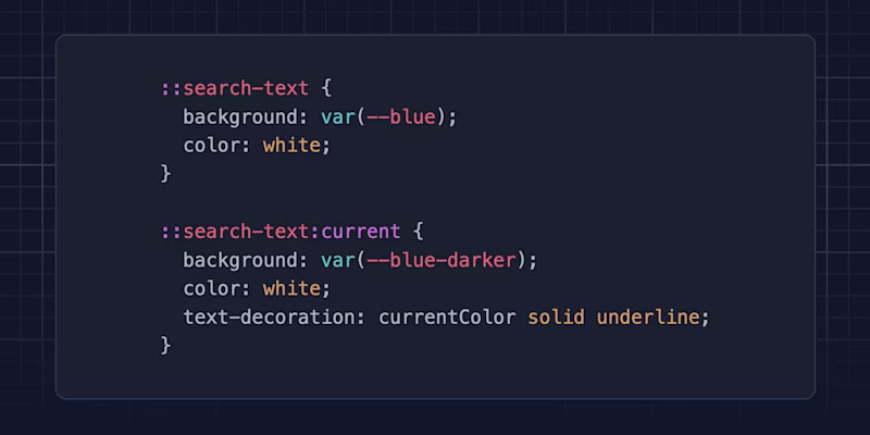 Screenshot 2026-02-02 at 16.04.52::search-text { background: var(--blue); color: white; } ::search-text:current { background: var(--blue-darker); color: white; text-decoration: currentColor solid underline; }