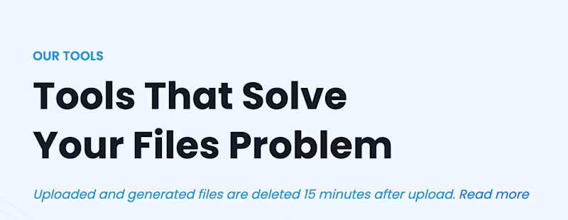 Tools That Solve Your Files Problem
