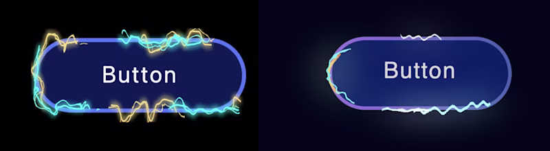 Buttons that look like they're sparking electricity