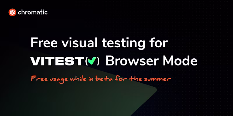 Free visual testing for VITEST Browser Mode