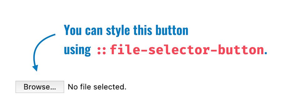 File Selection Input How to style the select button of file inputs | Stefan Judis Web ...