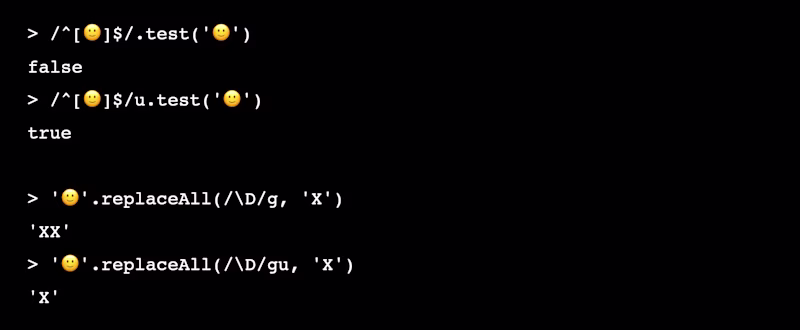 JavaScript Regex test and replaceAll calls.