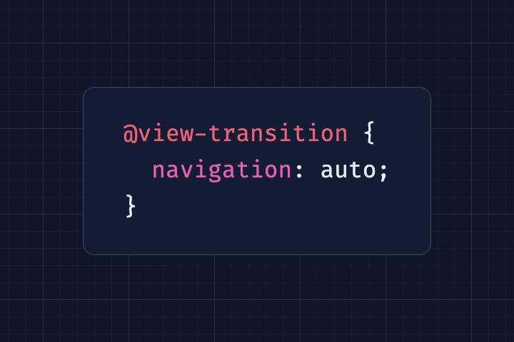 @view-transition {   navigation: auto; }