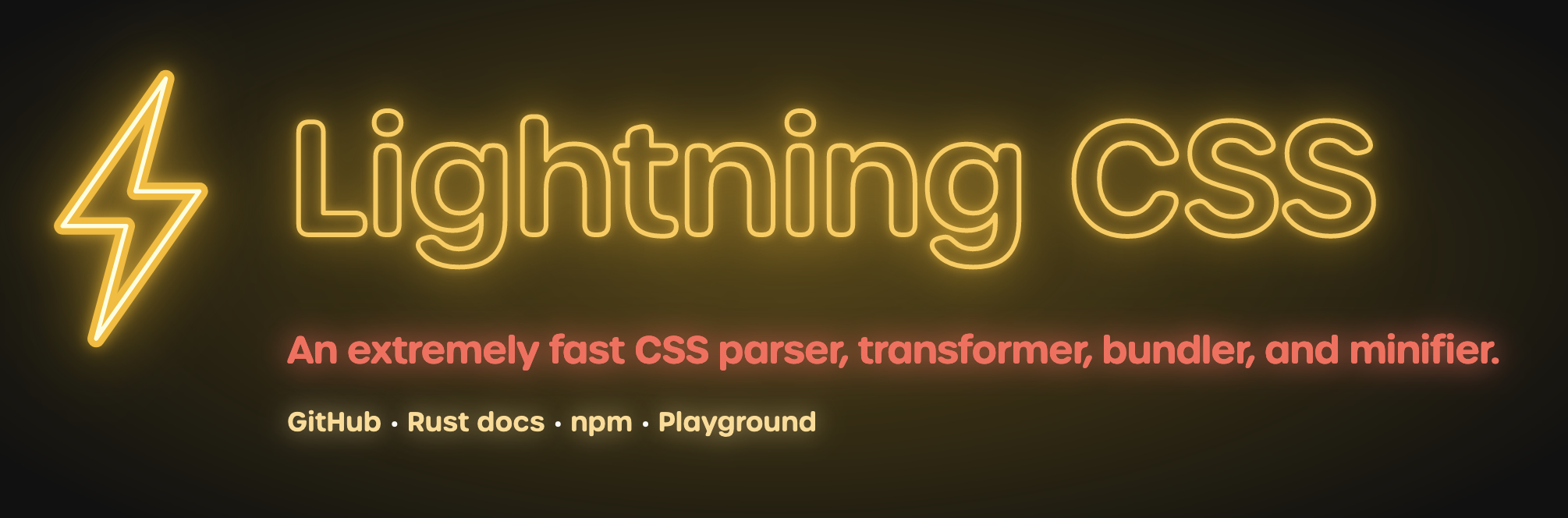Lightning CSS – An extremely fast CSS parser, transformer, bundler, and minifier.