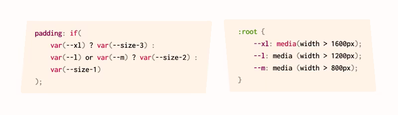 CSS inline if and inline media