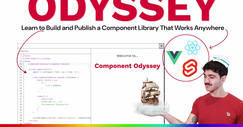 Learn to BUild and Publish a component library that works anywhere