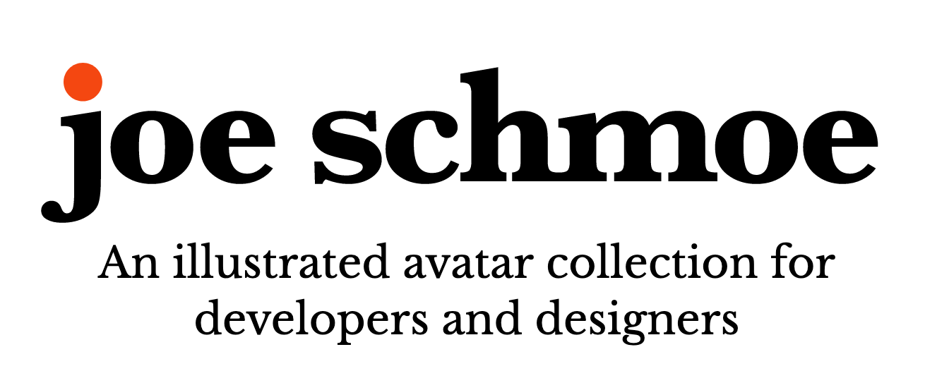 joe schmoe - An illustrated avatar collection for developers and designers