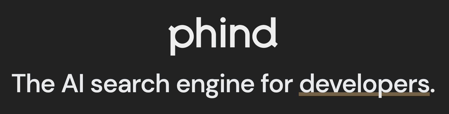 phind — The AI search engine for developers.