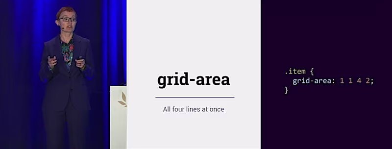 Rachel Andrew's talk "Making Things Better: Redefining the Technical Possibilities of CSS"