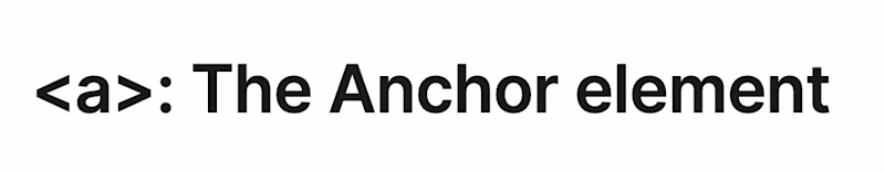 The anchor element.
